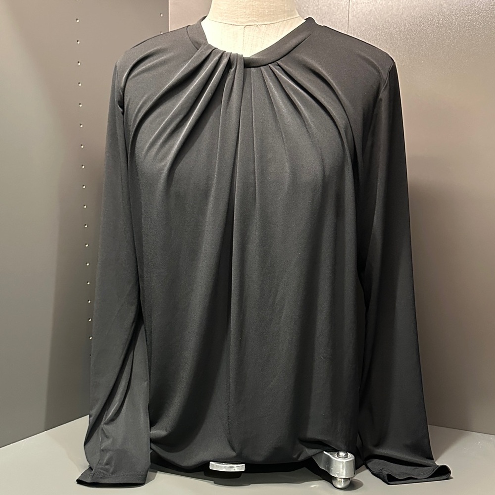 Liz Claiborne Black Career Blouse
